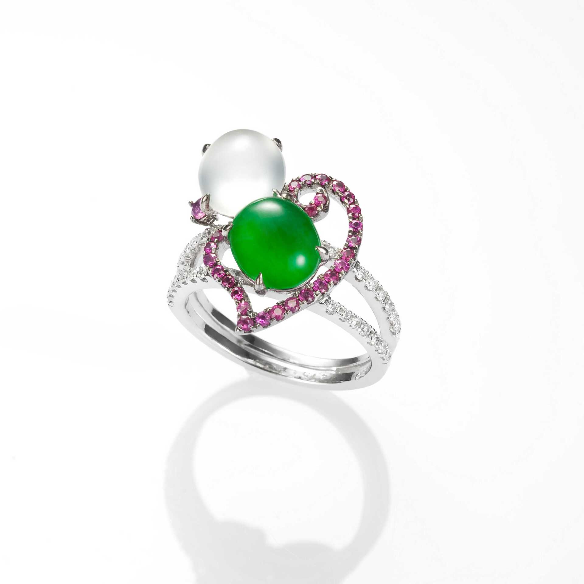 An Inseparable Dance of Green and White Jade. JADEGIA Launches ...