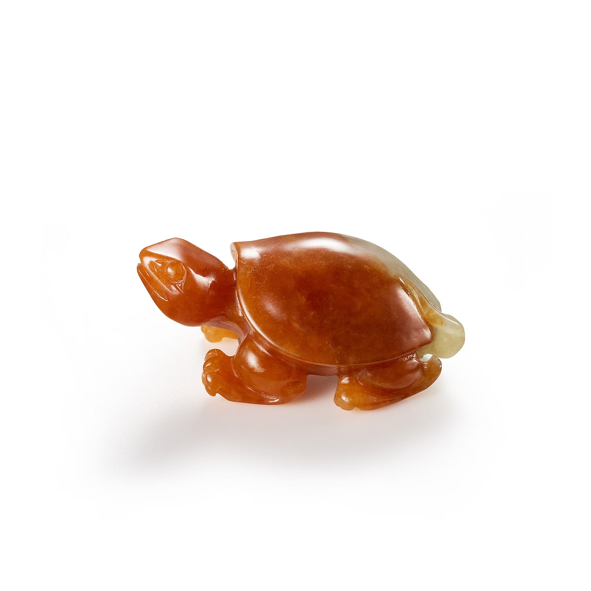 烏龜造型紅翡擺件